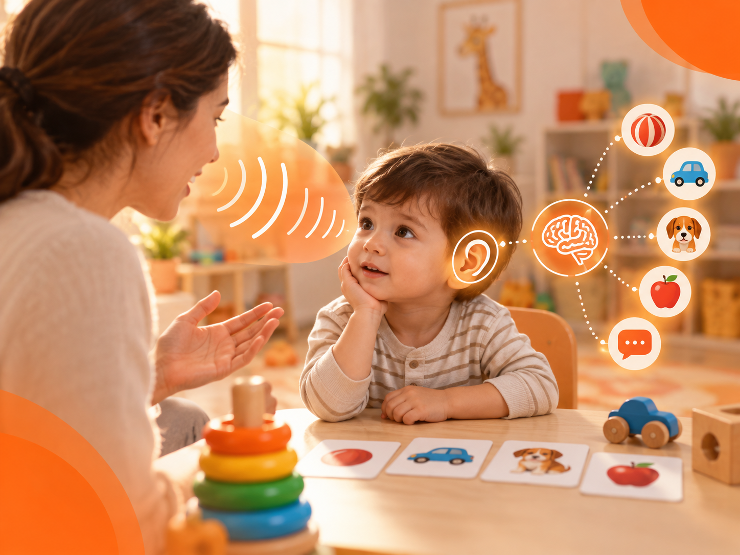 وقتی با کودک حرف میزنیم چه چیزی میشنود و چگونه زبان یاد میگیرد؟
